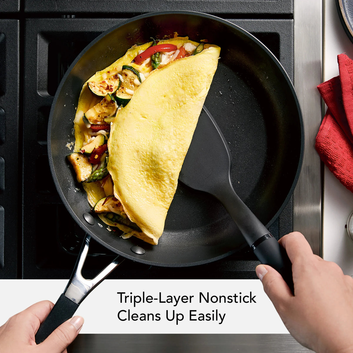 10" Nonstick Hard Anodized Frying Pan I7188