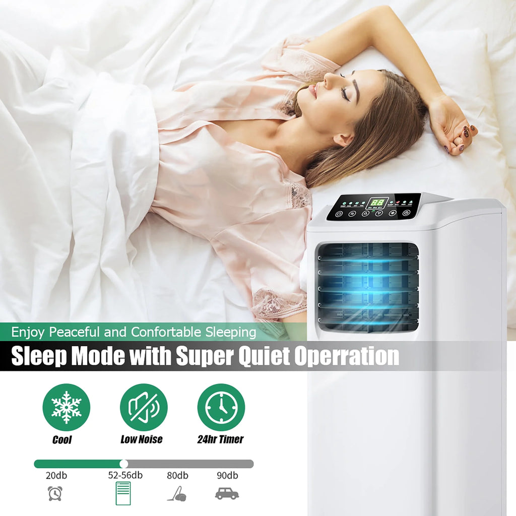 5500 BTU 3-in-1 Portable Air Conditioner with Dehumidifier and Window Kit B45461