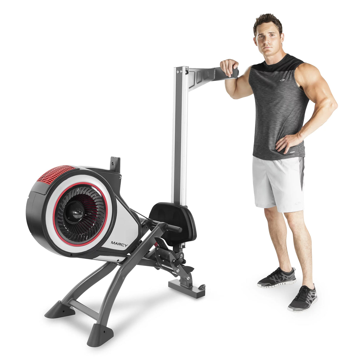 Foldable Rowing Machine with 8 Resistance Setting A4876