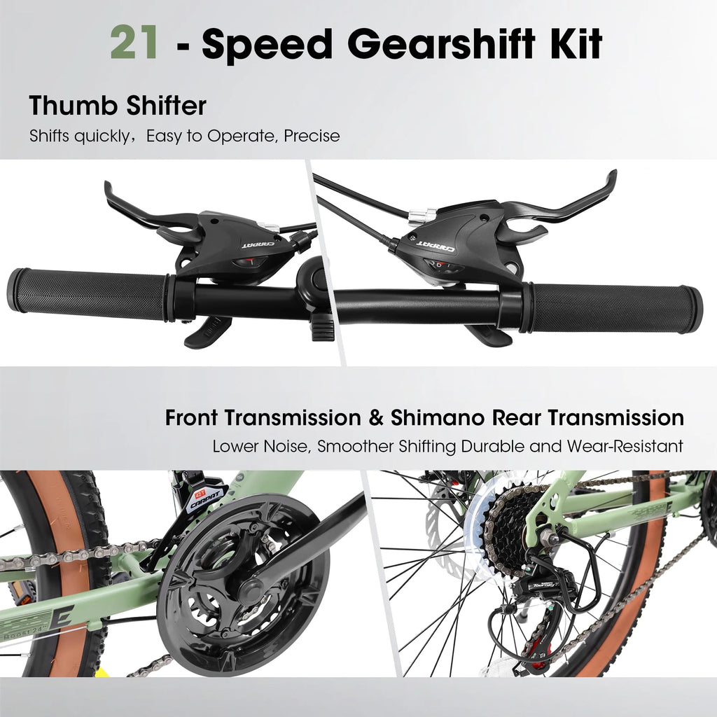 27.5 inch 21-Speed Mountain Bike with Disc Brakes Q235184