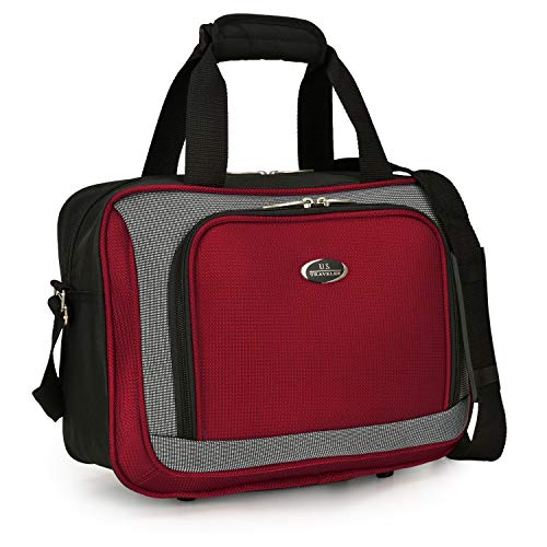 Blue 3-Piece Set Lightweight Expandable Softside Rolling Luggage J5801