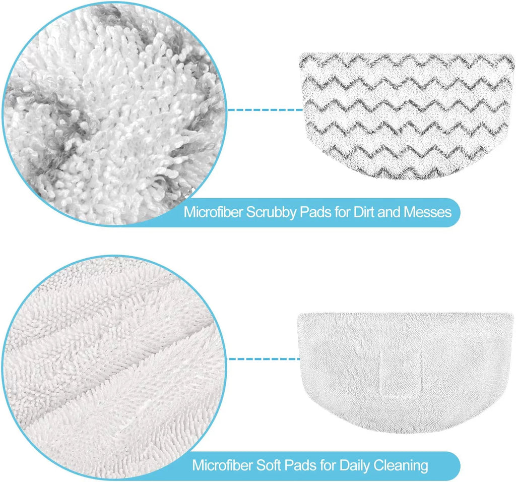 Steam Mop Replacement Pads, Pack of 8 A9497