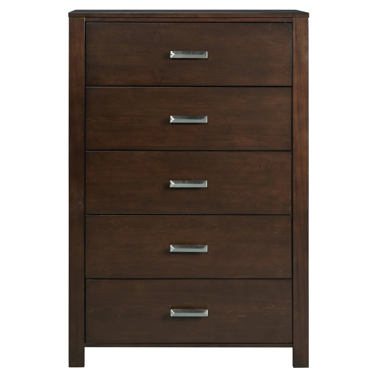 Five Drawer Chest in Chocolate Brown I31140