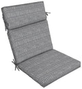 Grey Rectangle Outdoor Chair Cushion Y32241