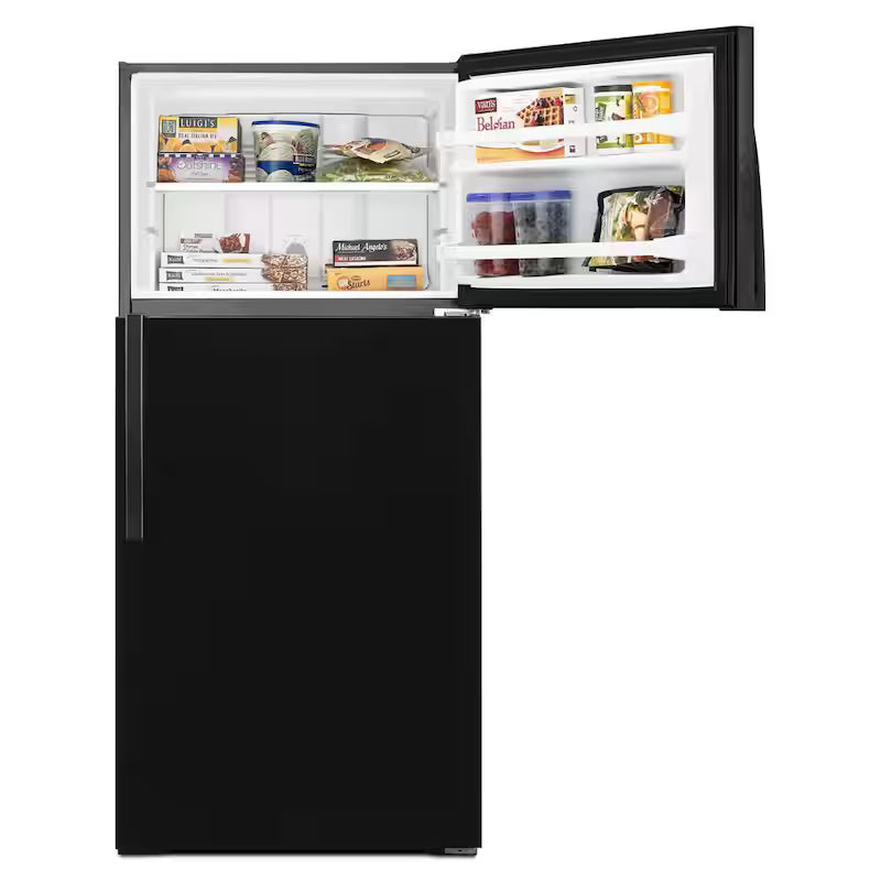 Top Freezer Refrigerator in Black Q76468