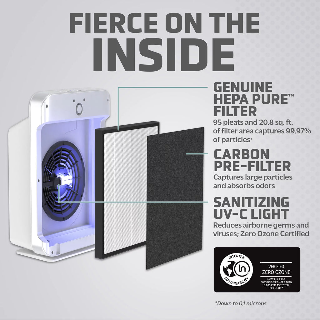 Air Purifier with HEPA Filter and UV-C C341