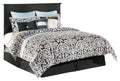 Black King California King Panel Headboard Y9424