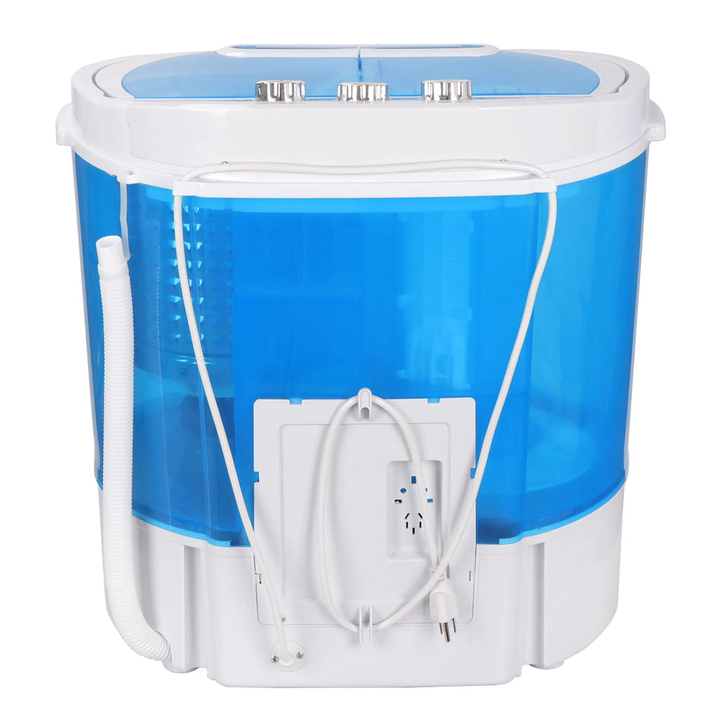 Portable Compact Washer 10lbs Blue White O172235
