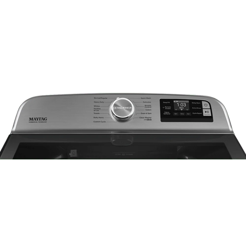 White 5.3 Cu. Ft. Top Loading Washer D7450
