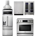 36 Electric Range, Range Hood, Microwave, Refrigerator, Dishwasher, Wine Cooler G432172