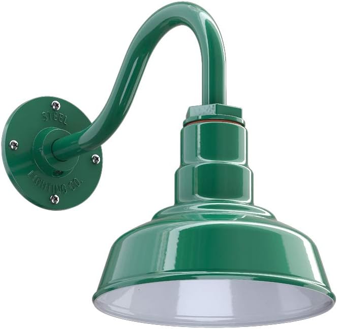 Galvanized 8 in Dome Outdoor Wall Mounted Barn Light P633755