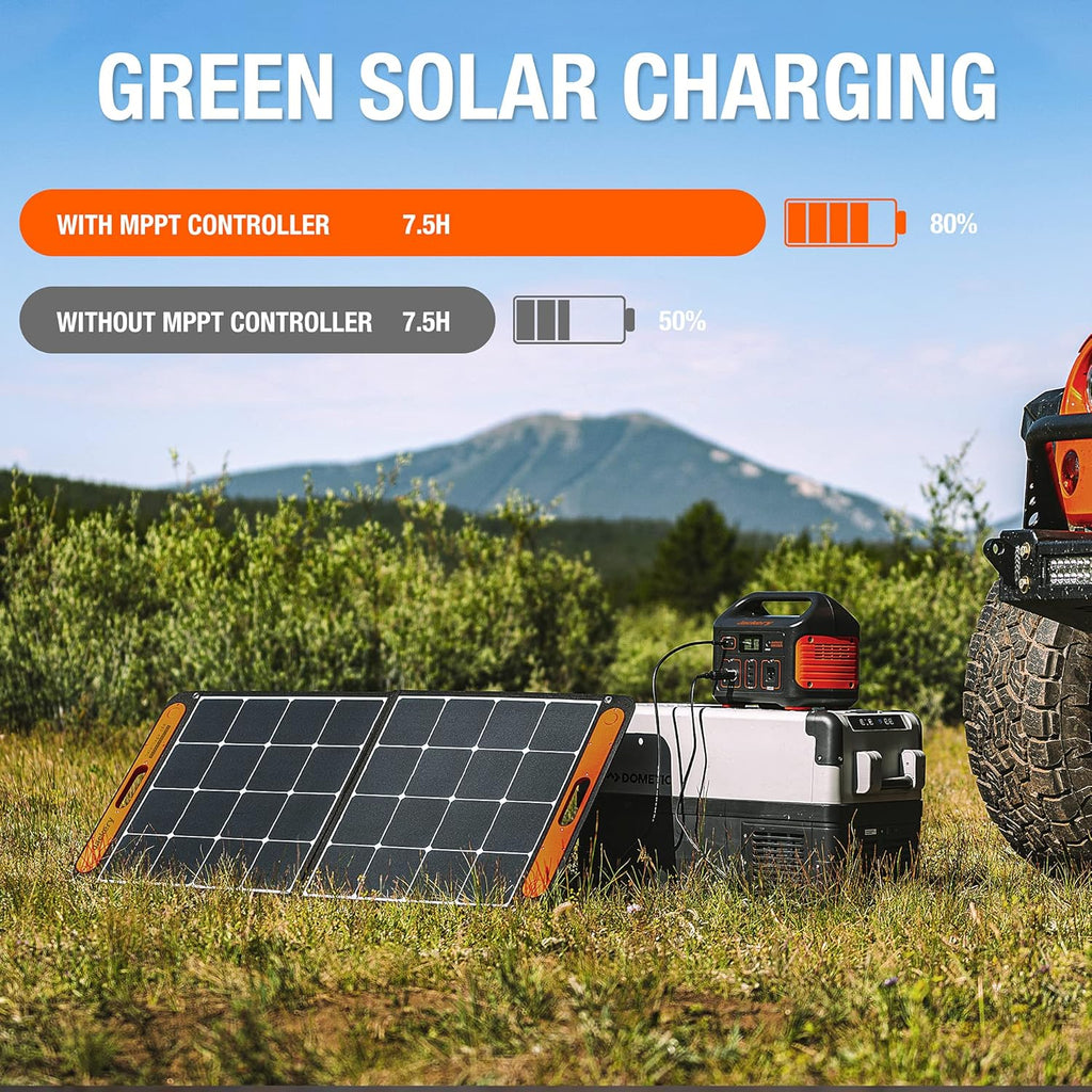 518Wh Portable Solar Generator with 100W Solar Panel G129