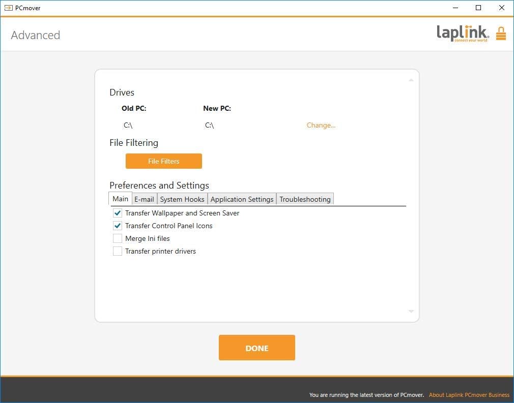 PC to PC Migration Software 5 Use License A19052