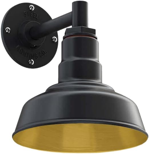 Galvanized 8 in Dome Outdoor Wall Mounted Barn Light P633755