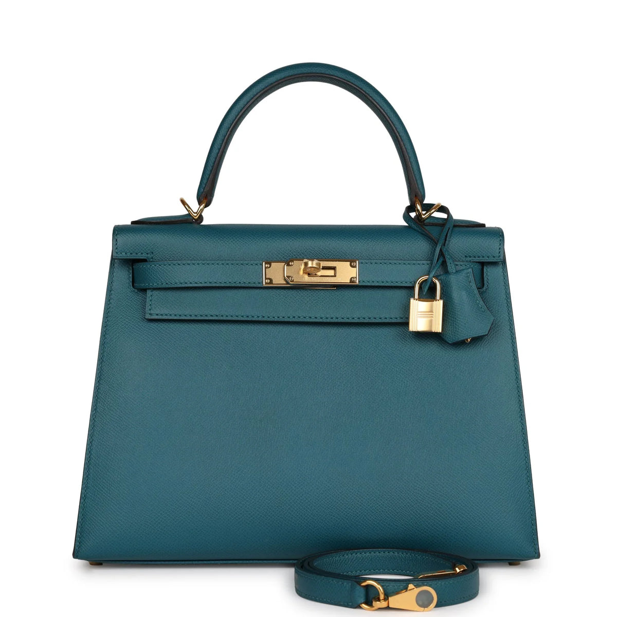 Vert Bosphore Epsom Leather Handbag P572