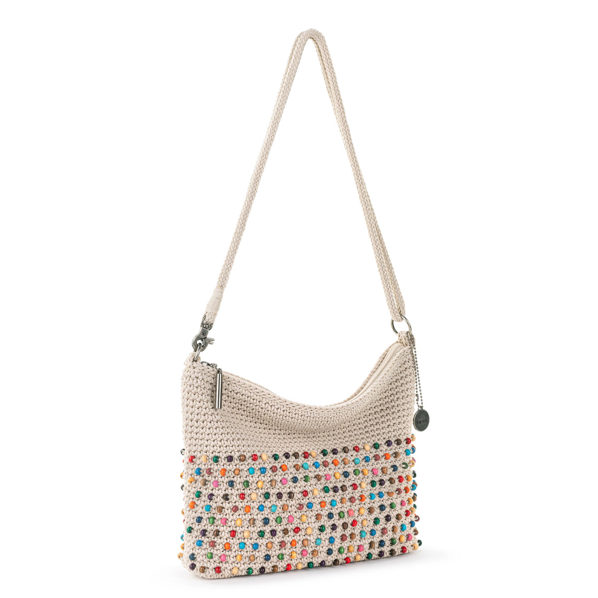 Hand-crochet Recycled Polypropylene Yarn Convertible Crossbody L7227