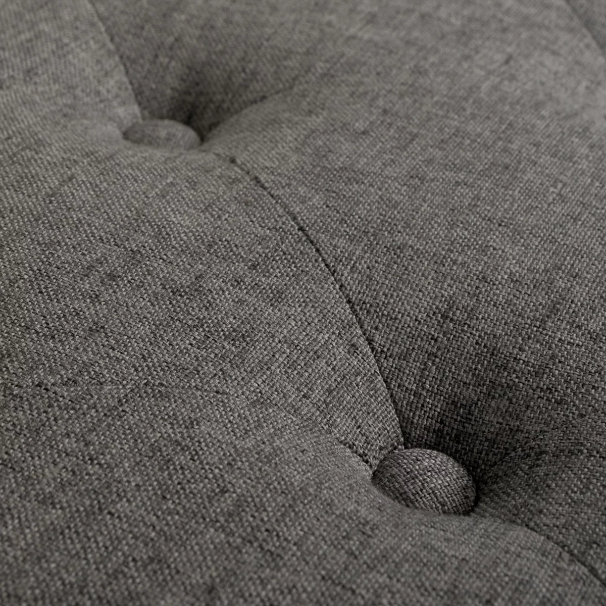 Heathered Grey Tufted Storage Ottoman A460