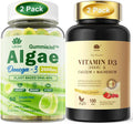 Algae Omega 3 Gummies & Fast Dissolve Vitamin D3 5000IU with Calcium & Magnesium J93988