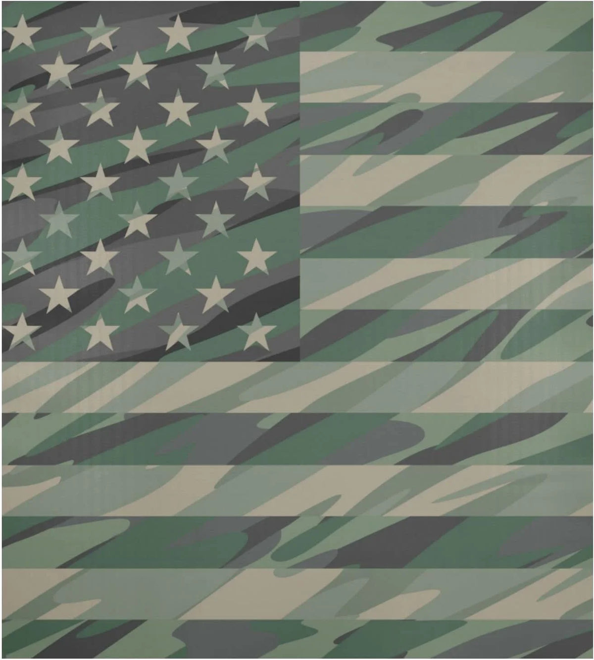 Military Camouflage American Flag Dishwasher Magnet Cover 23" x 26" G54736