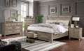 Gray Solid Wood King Bedroom Set 6pcs V10015