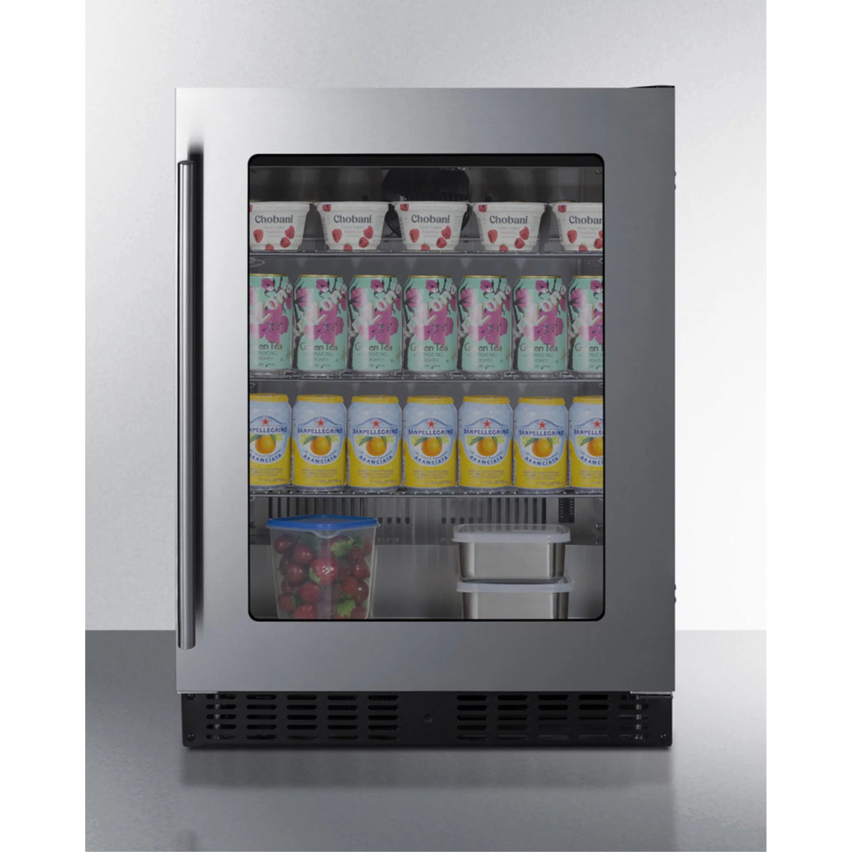 24" Wide 3.25 Cu. Ft. Compact Freezerless Refrigerator - Stainless Steel G409