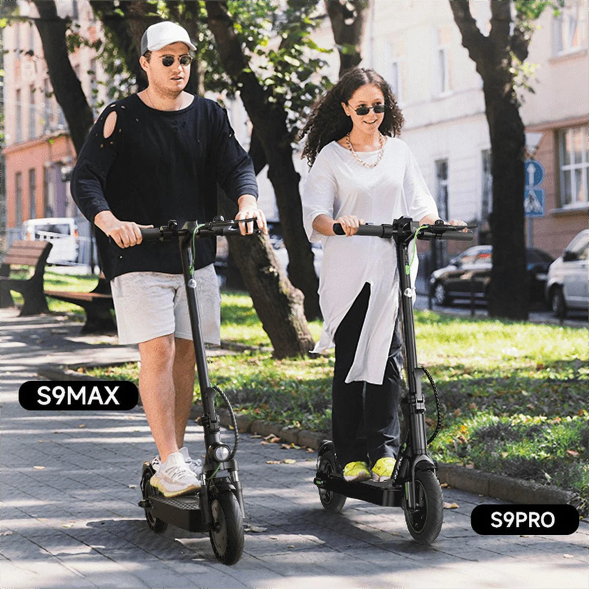 500W Electric Scooter with 10-inch Honeycomb Tires G639705