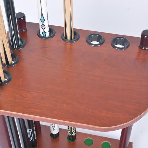 7 Hole Billiard Cue Rack C242