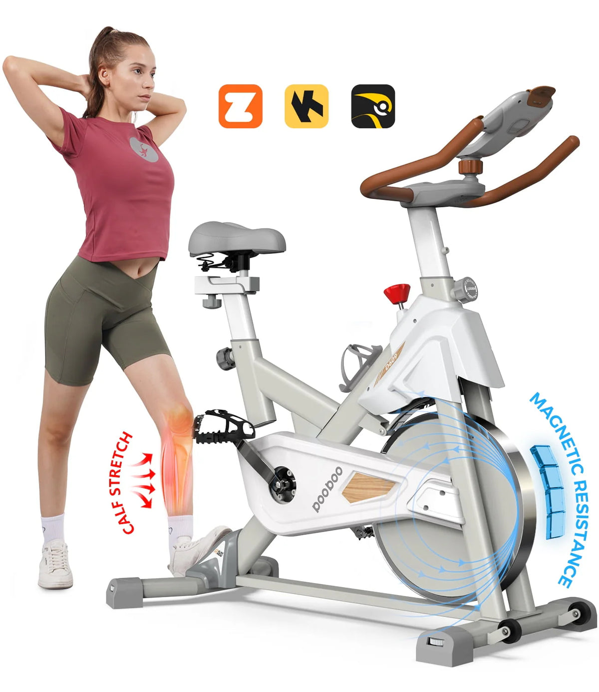 Magnetic Stationary Indoor Cycling Exercise Bike 350 Lb J68952