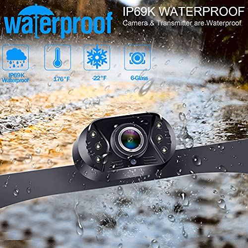HD 1080P Waterproof Rear View Camera with Monitor V175