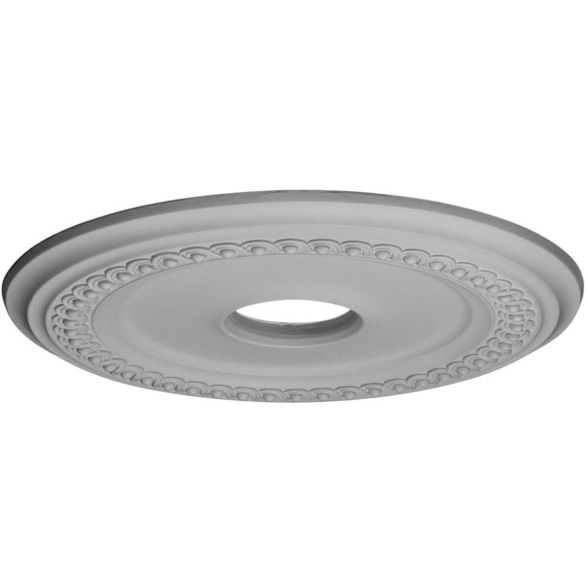 Classic Ceiling Medallion Hand-Painted Burnished Mahogany L493