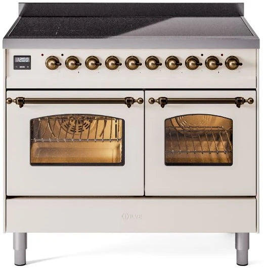 Antique White Induction Range with Electric Oven S75192