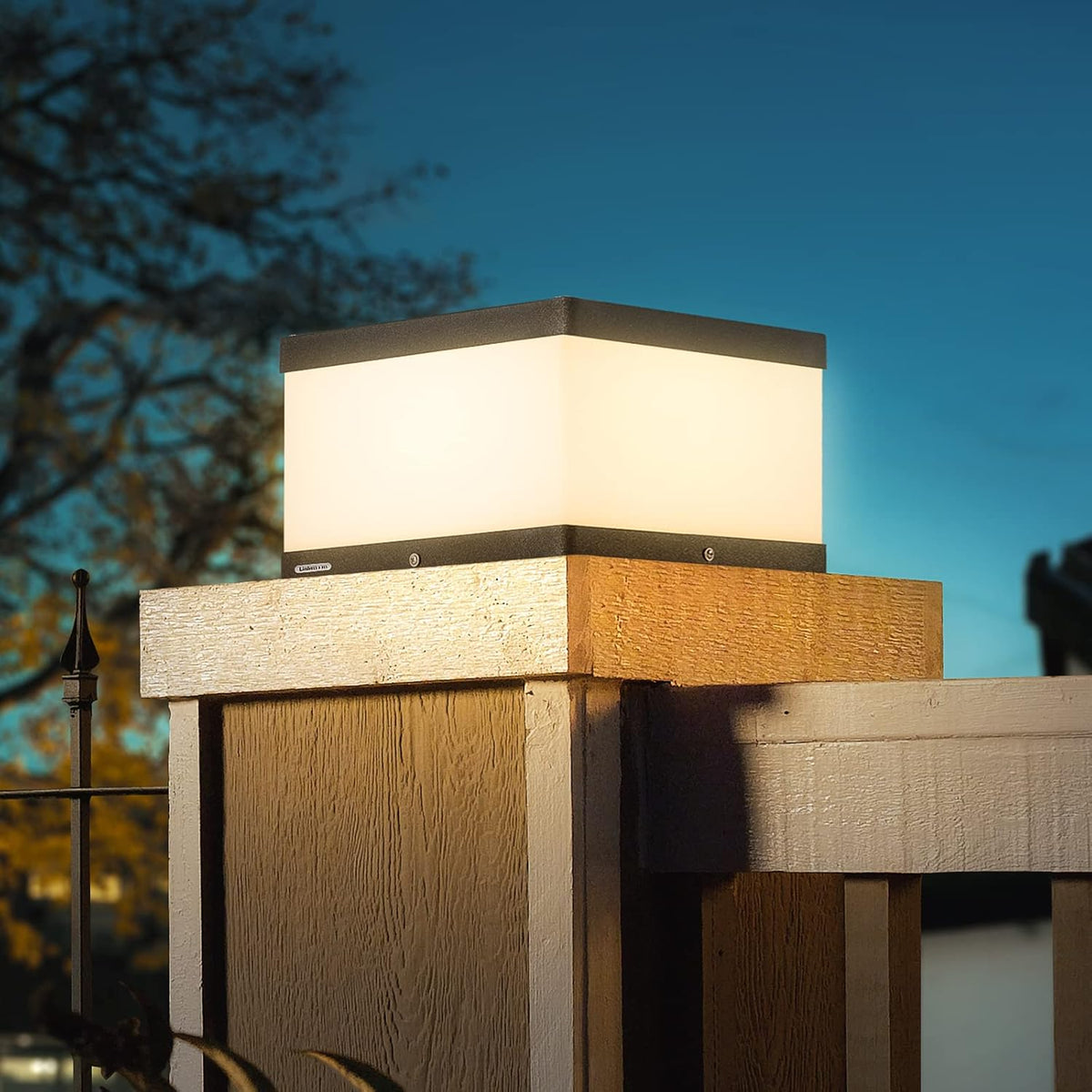 Outdoor Solar Post Cap Light N636268