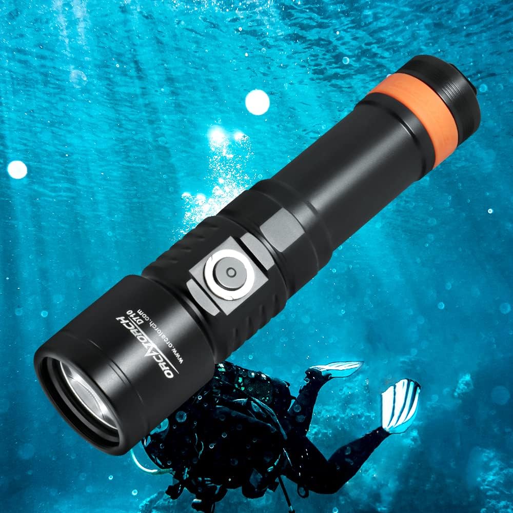 3000 Lumen IP68 Waterproof Underwater Flashlight I581