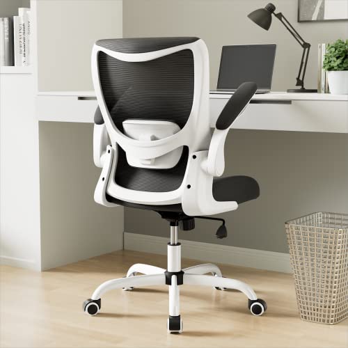 Black Ergonomic Mesh Office Chair with Lumbar Support A569