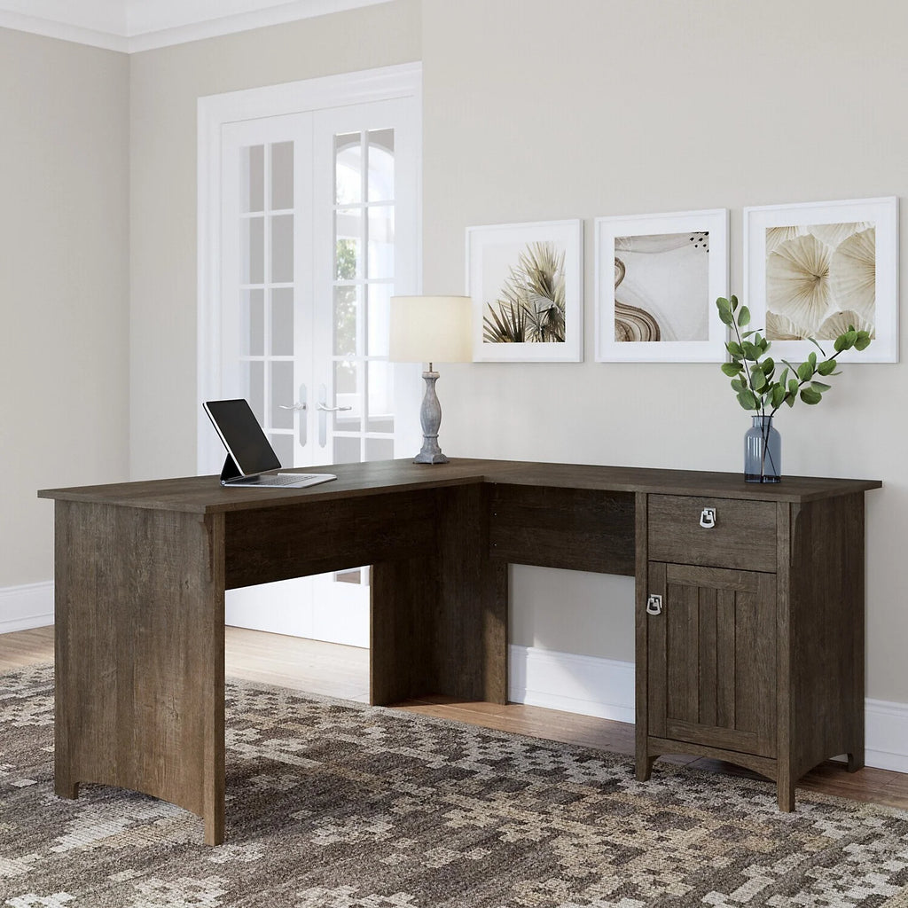 L Shaped Desk With Storage J804063