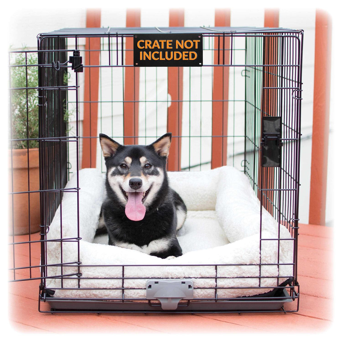 Large Natural Dog Crate Pad X22588