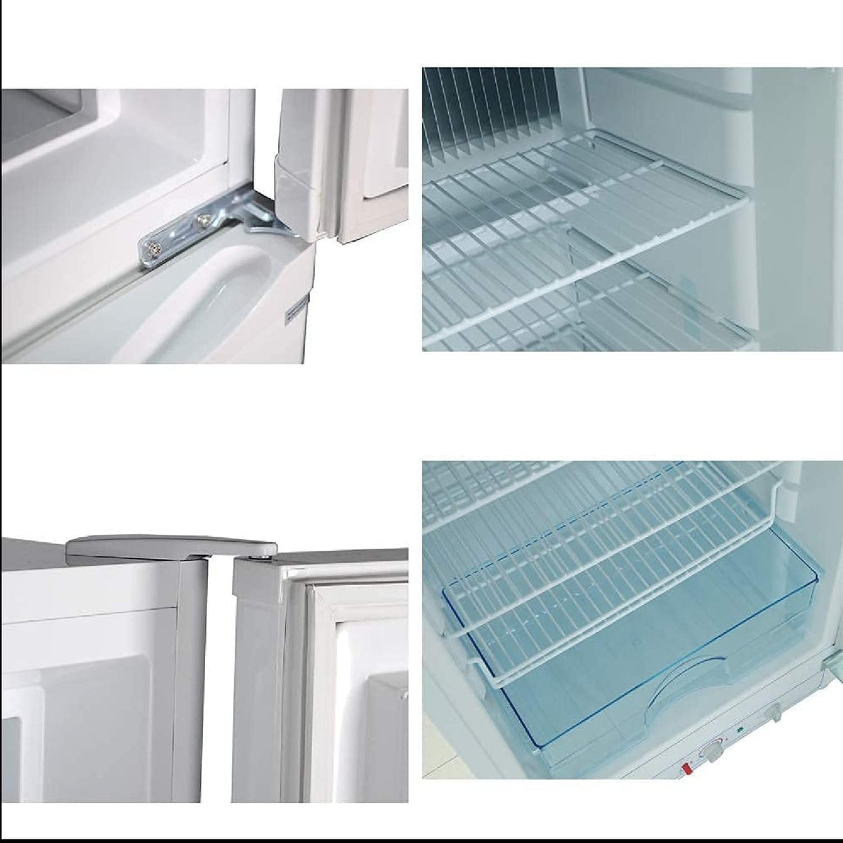 Propane Refrigerator with Freezer 6.1 cu.ft White D932