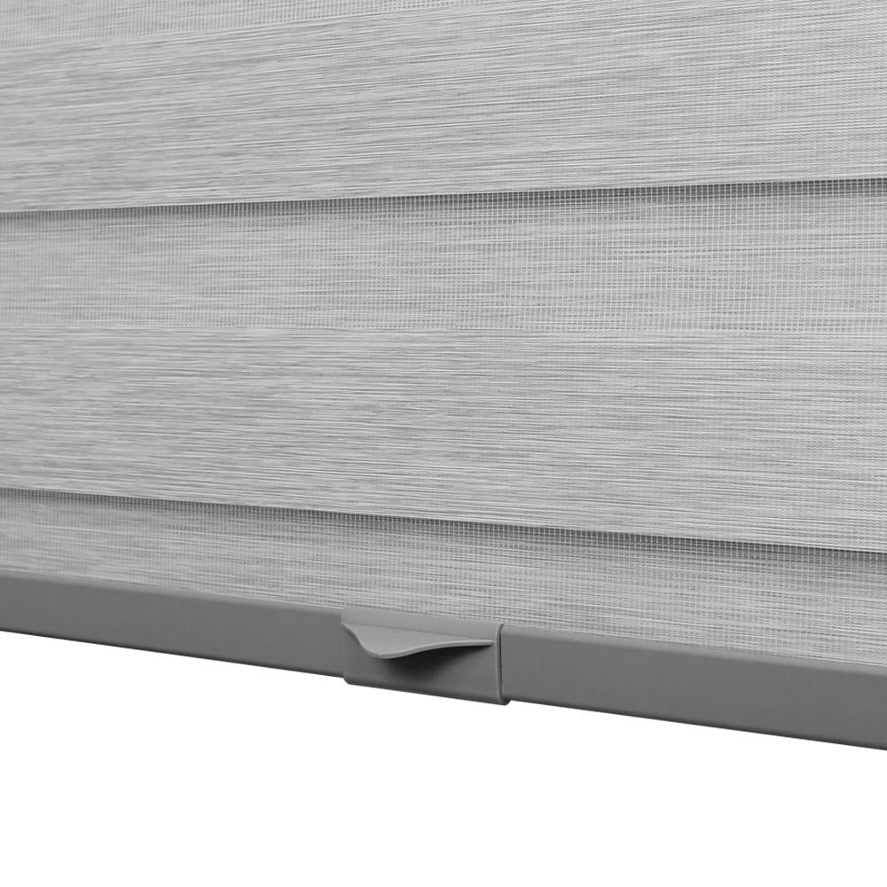 Light Filtering Cord-Free Zebra Blinds Grey 34" x72" C217066