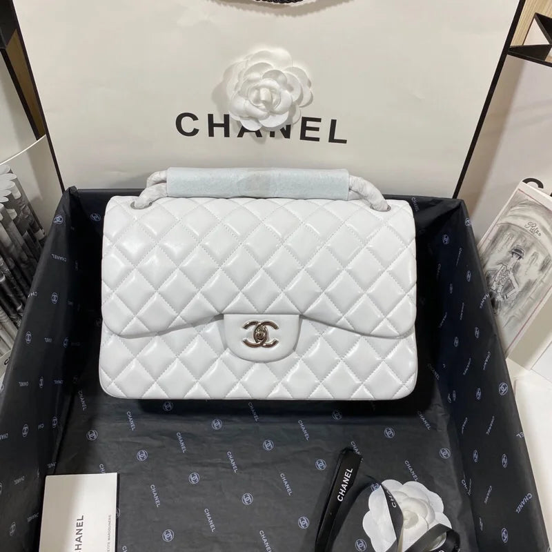 White Large Classic Handbag H5231