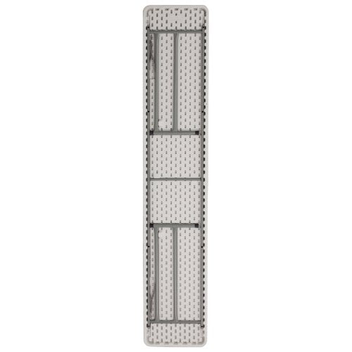 5-Foot Rectangle White Plastic Folding Training Table J206640