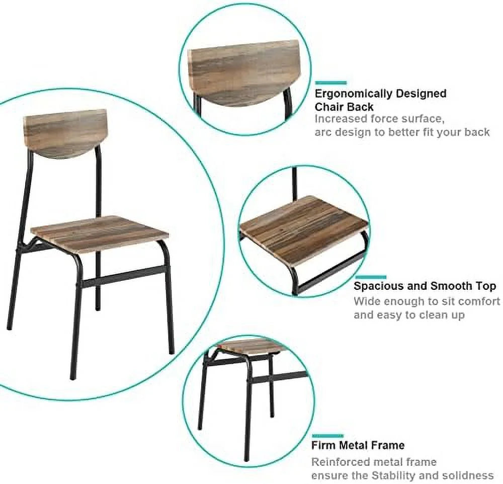 6 Piece Dining Table Set with 4 Chairs and Bench D35854