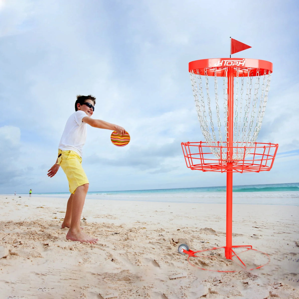 Portable Disc Golf Practice Basket W763205