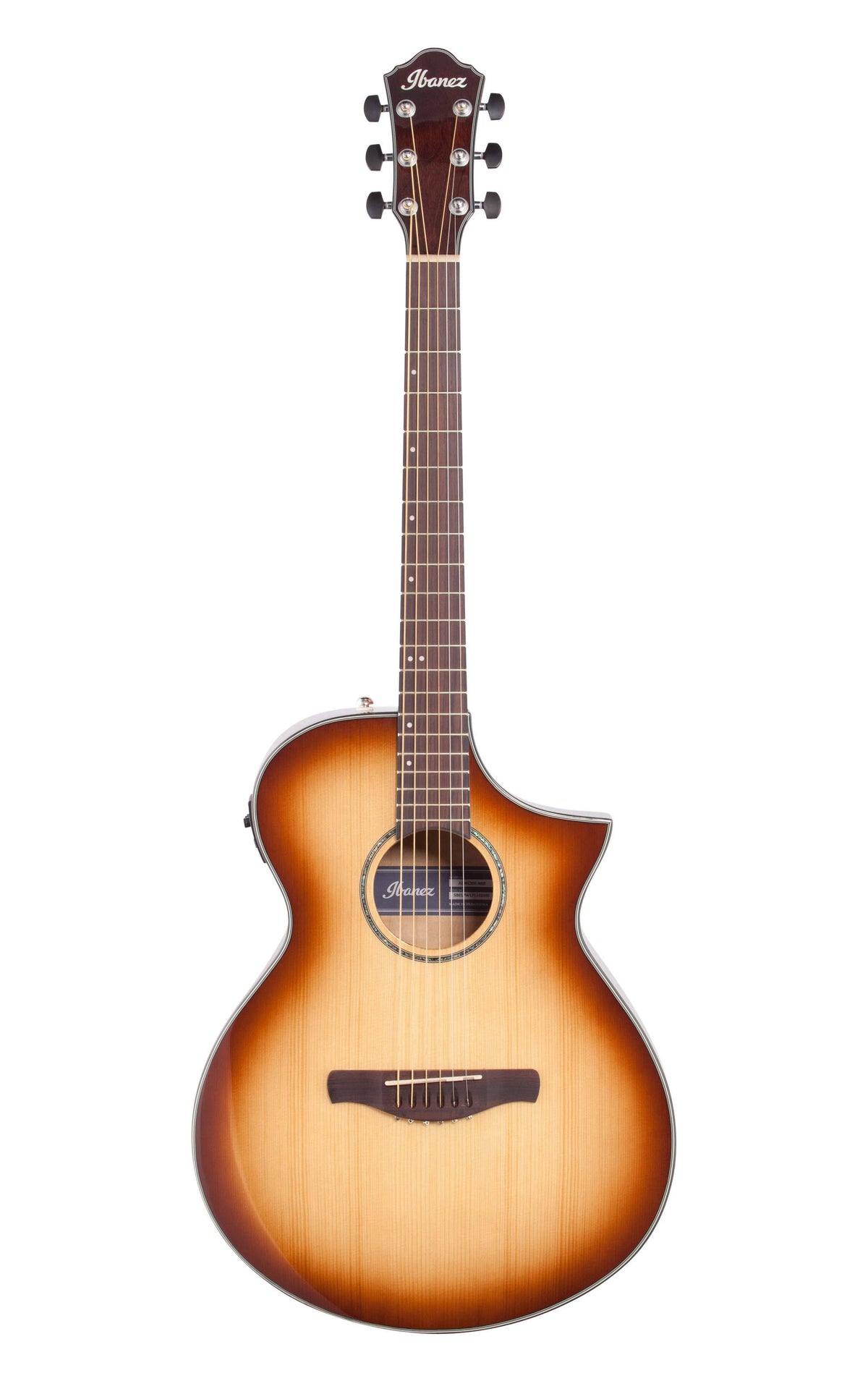 Natural Browned Burst Acoustic Electric Guitar G954