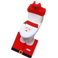 Christmas Toilet Seat Cover, Rugs, Tank Cover with Toilet Paper Box Cover N852389
