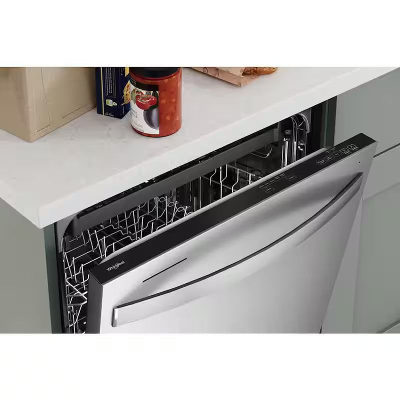Fingerprint Resistant Stainless Steel Built-In Dishwasher with Third Level Rack U2392