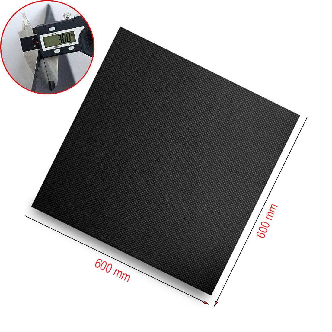 Carbon Fiber Sheets 3K Twill Matte Plate K5342