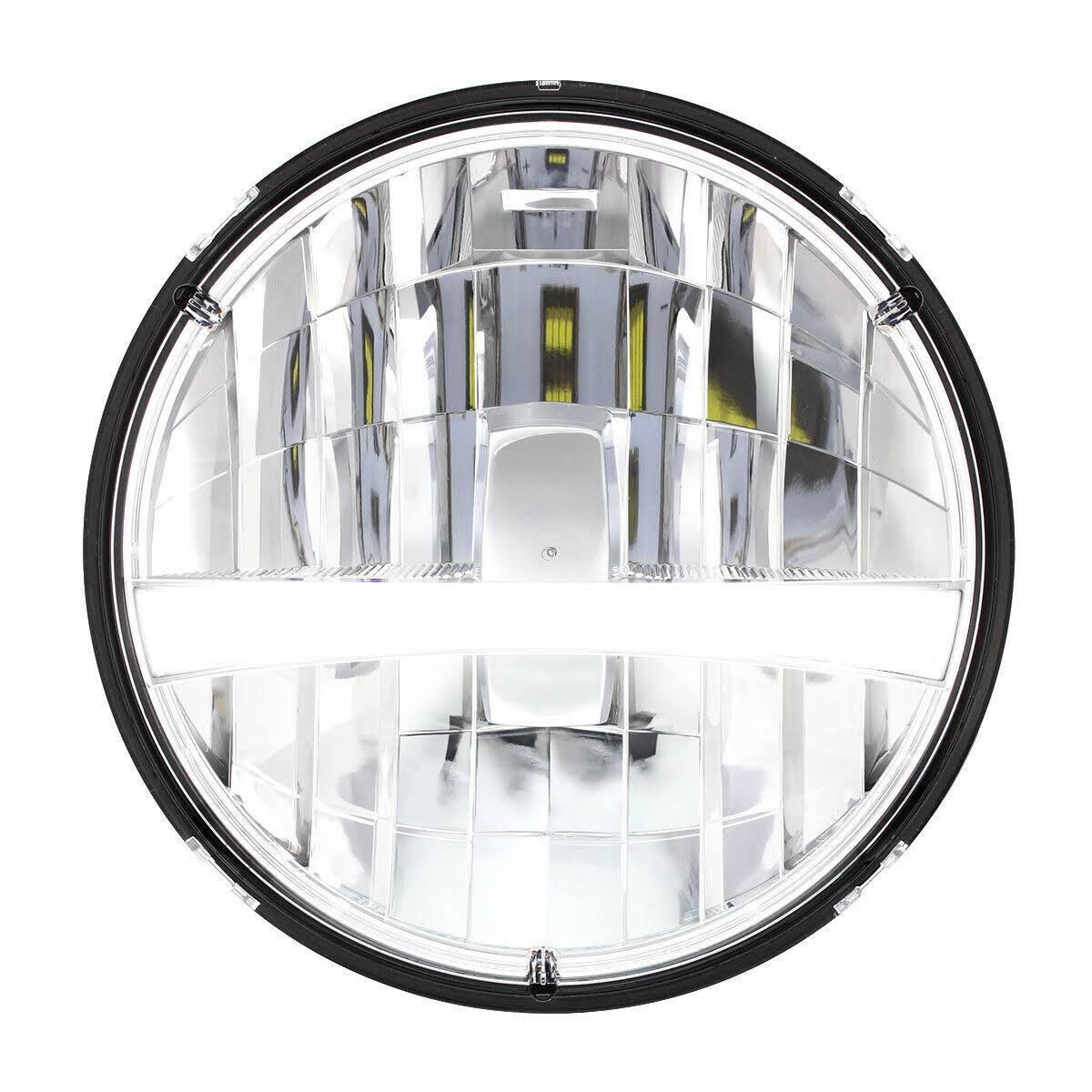 7" LED Headlight with Turn Signal & White Position Light Bar K215687
