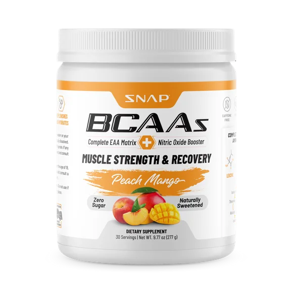 BCAA Powder Peach Mango 30 Servings E255737