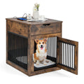 2-In-1 Dog Crate Side End Table with Drawer C998997