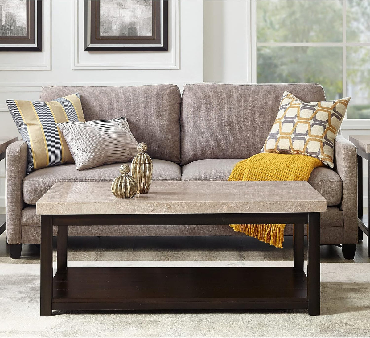 Coffee Table with Marble Top B292486